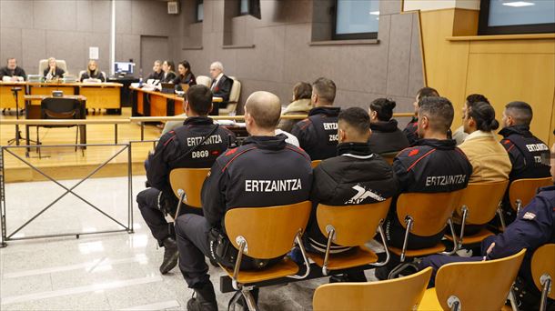 Imagen de archivo del juicio en la Audiencia de Bizkaia