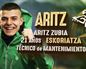 Aritz Zubia, técnico de mantenimiento y cantante de Eskoriatza entrenado por Binbi