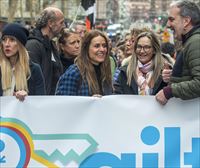 Ola de solidaridad en apoyo a Itziar Ituño tras las críticas por acudir a la manifestación de Sare en Bilbao 