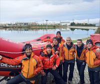 El equipo de rescate acuático de los bomberos de Navarra cumple 40 años
