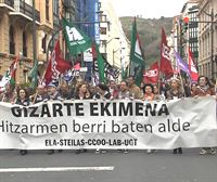 Los sindicatos cifran en un 65 % el seguimiento de la huelga en la enseñanza concertada vasca