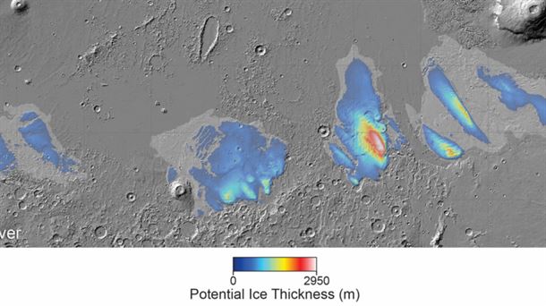 Mars Express zundak Martetik bidalitako irudia