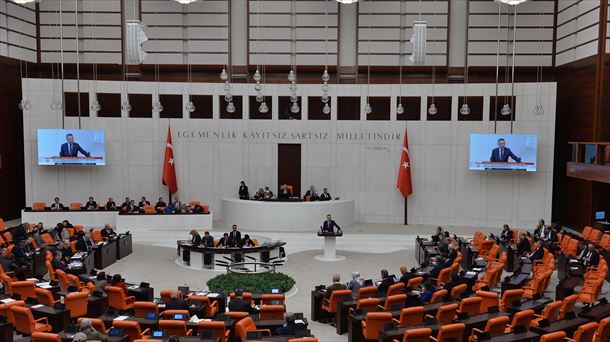 El Parlamento de Turquía, ayer.