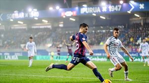 Sergio León debuta ante el Mirandés y mete al Eibar en ascenso directo (1-0)