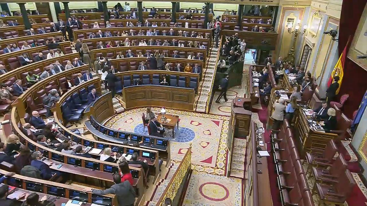 Congreso de Madrid. Captura de imagen de un vídeo de EITB Media.