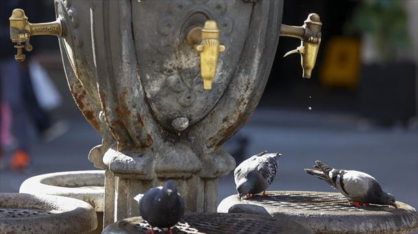 Fuente de Canaletas, en las Ramblas de Barcelona