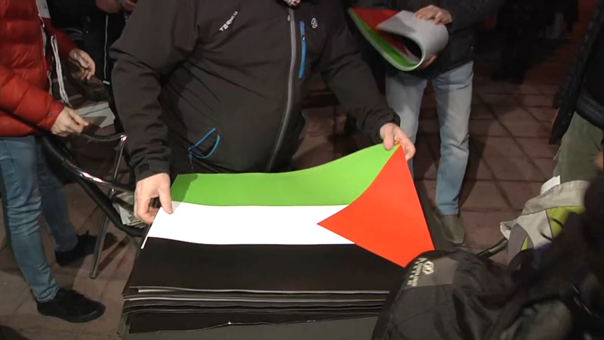 Bandera de Palestina.