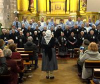 El coro de Arratia llena Bilbao de coplas en honor a Santa Agueda