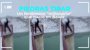 Cinco jóvenes vizcaínos revolucionan las redes con espectaculares vídeos de lanzamientos de piedra