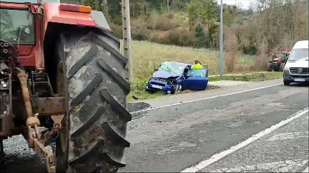 Accidente en el municipio burgalés de Valle de Mena.