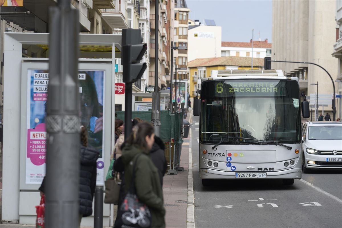 Autobús en Vitoria-Gasteiz.