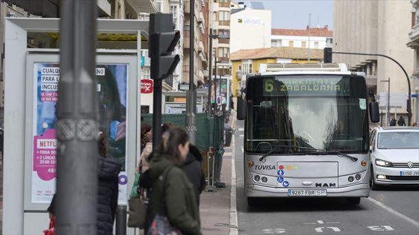 Autobusa Gasteizen.