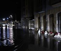 Las mareas vivas provocan pequeñas inundaciones en varios puntos de Bilbao y Erandio