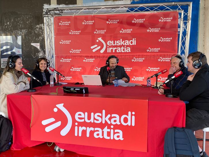 Irratigile gazteak, Leire Iturregi, Iñaki Guridi eta Jaime Otamendi