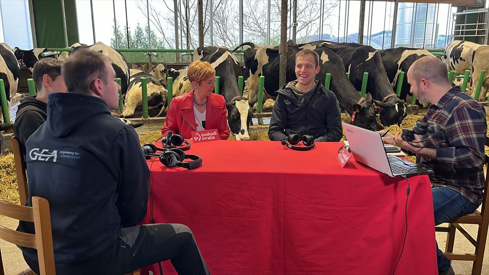 Aritz Eizagirre, Maite  Manzisidor, Joseba Pagadizabal eta Arantxa Tapia, Iñaki Guridirekin