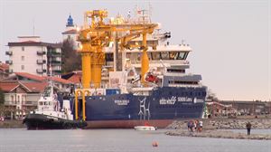 El barco ''Edda Goelo'' ha sido botado desde los Astilleros Balenciaga de Zumaia