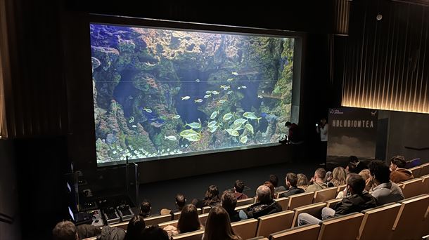 Presentación este miércoles en el Aquarium de San Sebastián.
