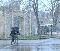 Nieva copiosamente en Vitoria-Gasteiz