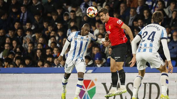 Traoré, en un partido ante el Mallorca. Foto: Efe.