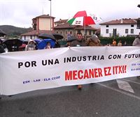 Los trabajadore de Mecaner piden al Gobierno Vasco un ''paso al frente'' ante el cierre de la fábrica