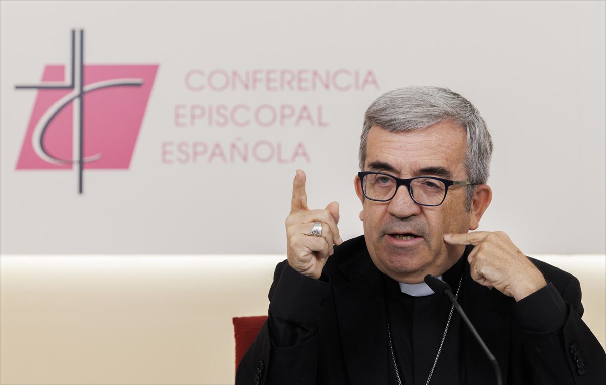 Luis Argüello, presidente de la Conferencia Episcopal Española. Foto: EFE