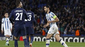 La Real cae ante el París Saint-Germain en el Reale Arena (1-2) y queda eliminada de la Liga de Campeones