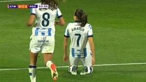 El gol de Amaiur Sarriegi ante el Atlético de Madrid en la semifinal de la Copa de la Reina
