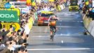 Paris-Nizako 8. etapako azken bi mendateetako momentu onenak eta txirrindularien helmugaratzea