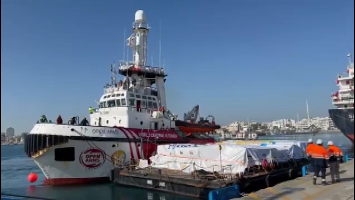 El buque 'Open Arms', rumbo a Gaza