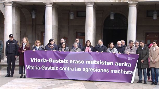 Gasteiz, gaur goizean. EITB Mediaren bideo batetik ateratako irudia.