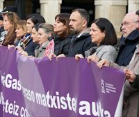 Una concentración condena el intento de homicidio machista en Vitoria-Gasteiz 