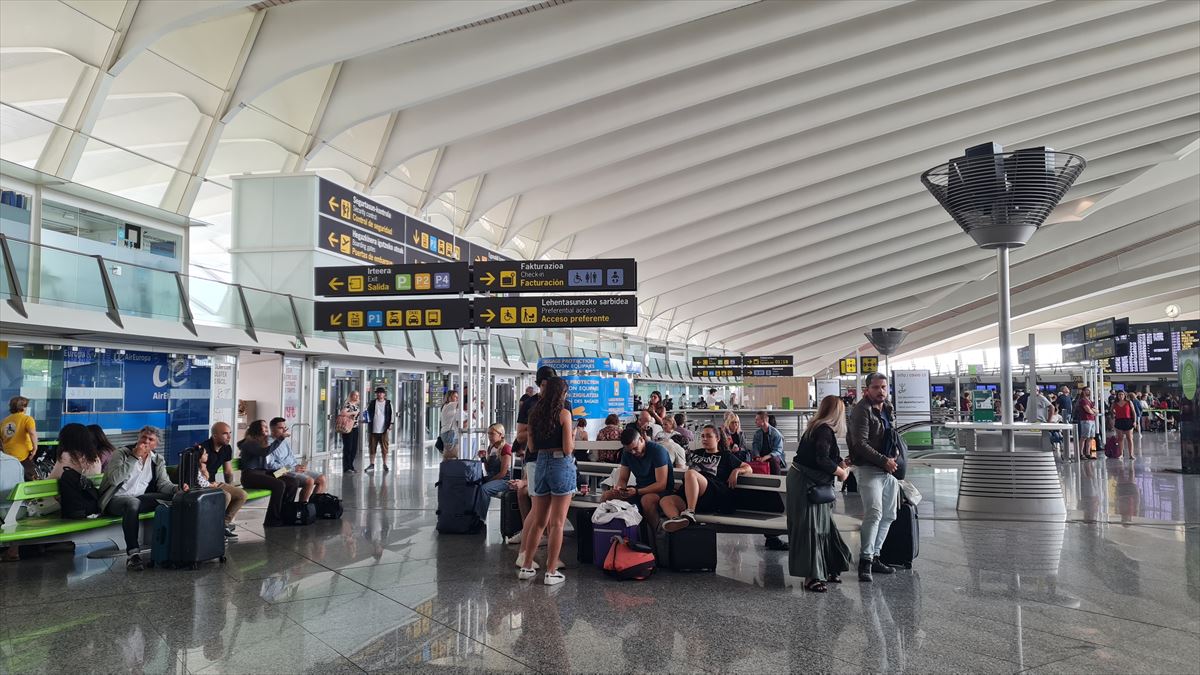 Aeropuerto de Bilbao.