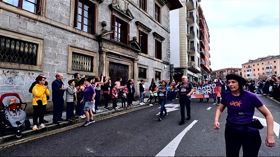 Primer kilómetro de Korrika., en Irun. Foto: korrika.eus 