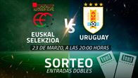 ¡Ya tenemos los ganadores del sorteo de entradas para el partido Euskal Selekzioa vs. Uruguay!