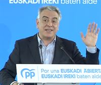 De Andrés dice que el PP es la ''alternativa'' en Euskadi a un PSE, PNV y EH Bildu que ''son lo mismo''