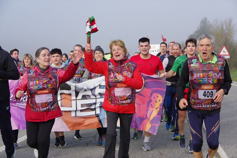 Hacia Pamplona. Foto: korrika.eus