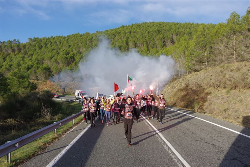 Hacia Pamplona. Foto: korrika.eus