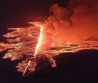 Cuarta erupción volcánica en Islandia en 100 días