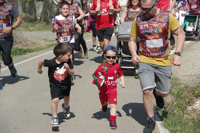 Korrika en el sur de Navarra. Foto: Korrika.eus