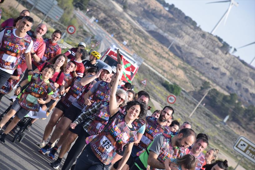 Korrika en el sur de Navarra. Foto: Korrika.eus