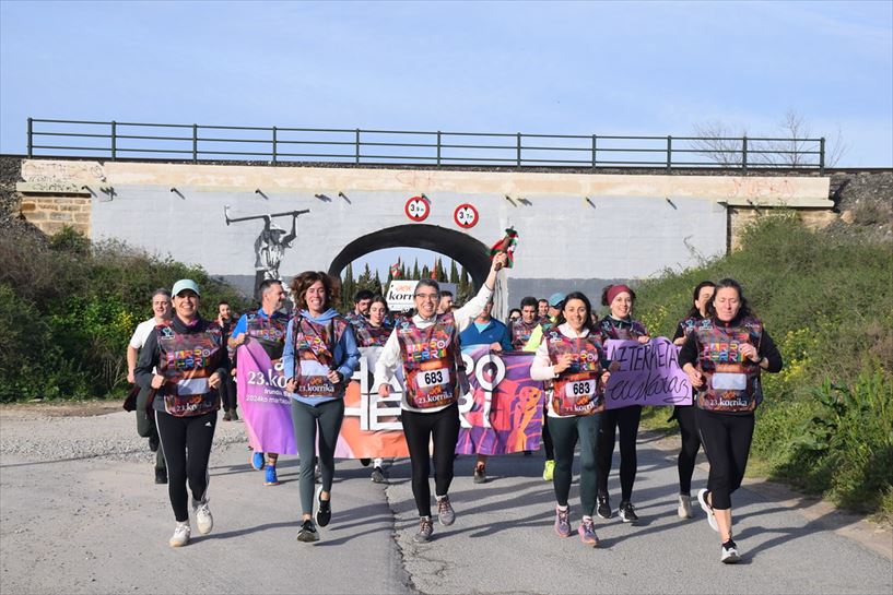 Korrika en el sur de Navarra. Foto: Korrika.eus