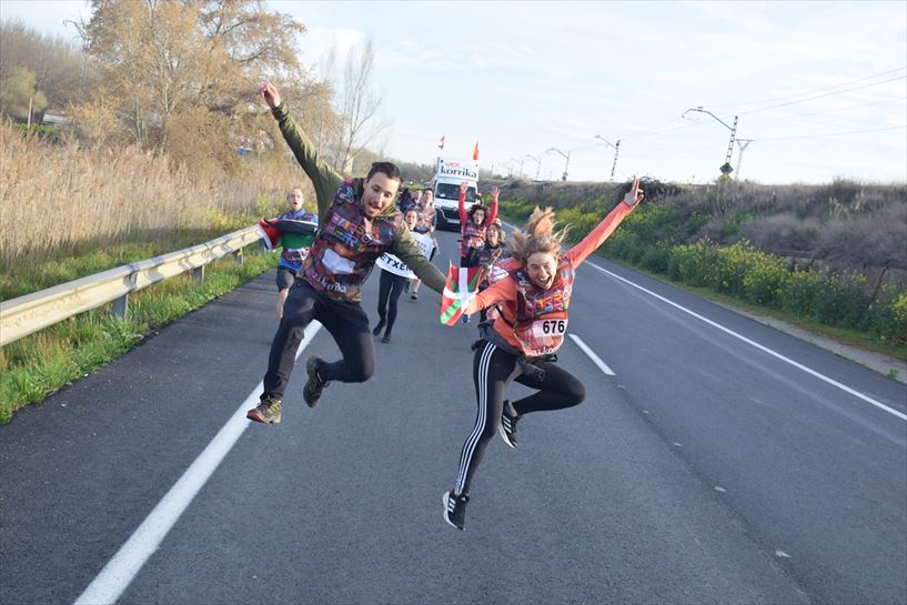 Korrika en el sur de Navarra. Foto: Korrika.eus