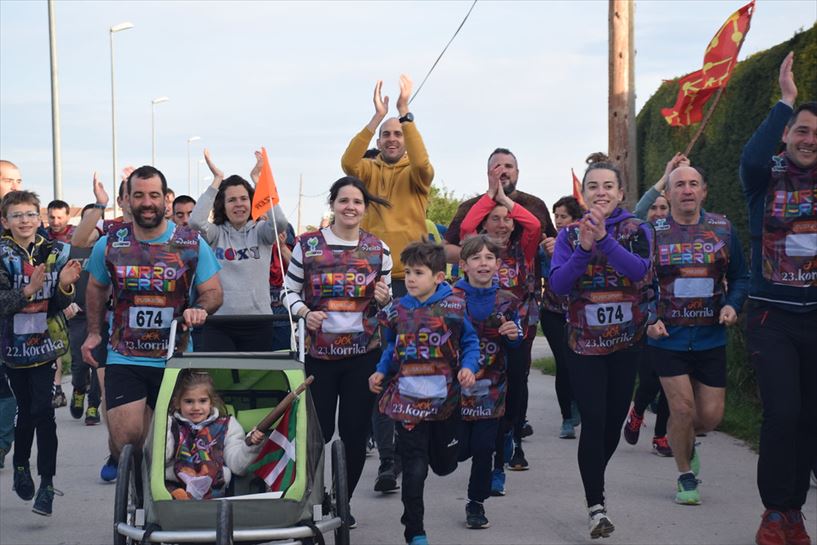 Korrika en el sur de Navarra. Foto: Korrika.eus