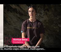 Los retos de la escaladora Ainhize Belar, este domingo, en el programa ''Helmuga''