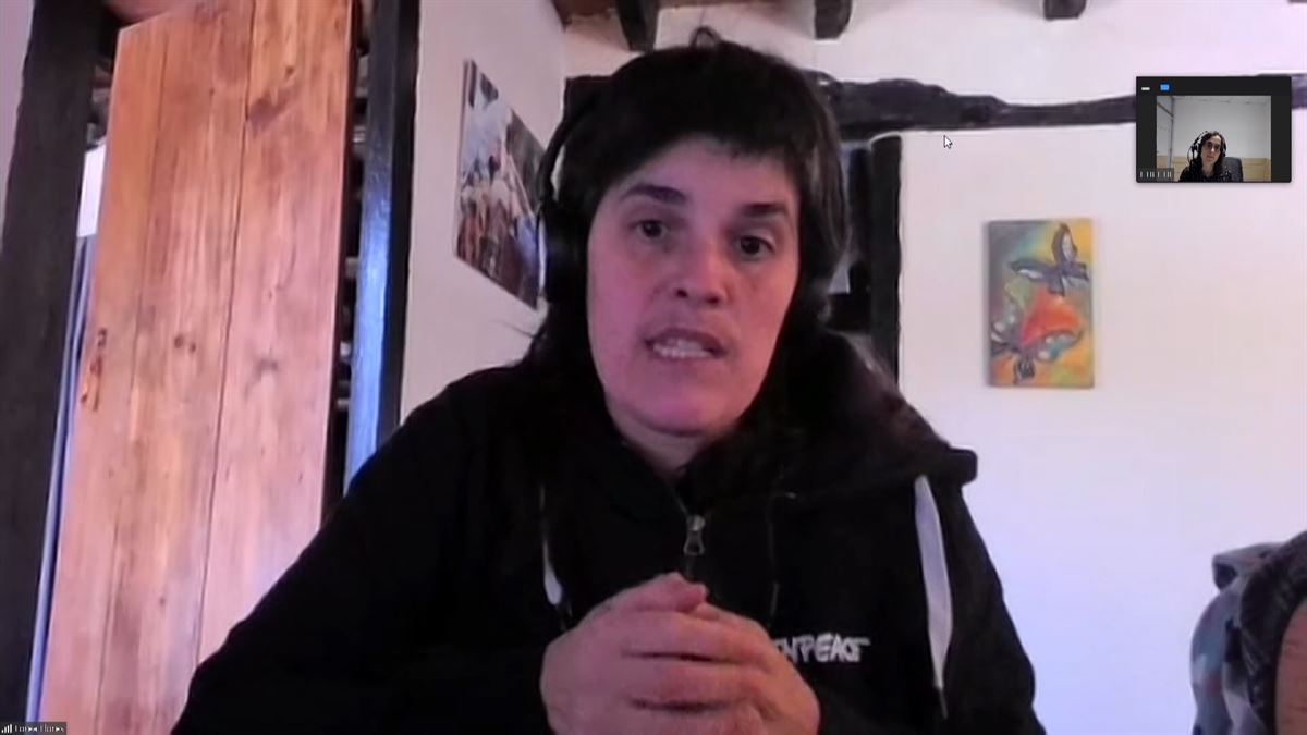 Lorea Flores. Imagen obtenida de un vídeo de EITB Media.