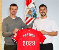 Aitor Paredesek kontratua berritu du Athleticekin, 2029ra arte