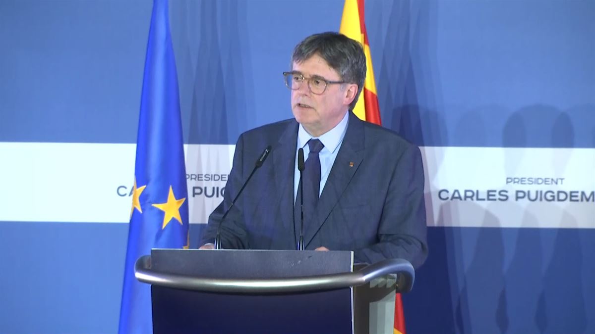 Carles Puigdemont, Elnan (Okzitania). Argzkia: EFE