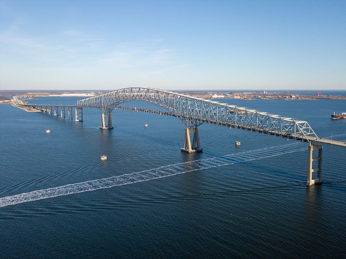 El puente Francis Scott Key, en Baltimore
