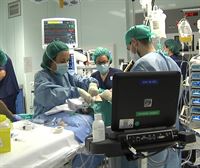 Operación pionera en el Hospital de Cruces para salvar la vida de una recién nacida