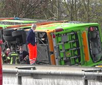Al menos cinco muertos por el accidente de un autobús cerca de Leipzig